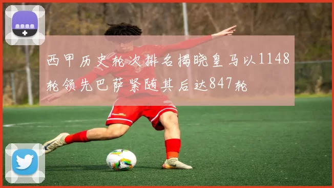 西甲历史轮次排名揭晓皇马以1148轮领先巴萨紧随其后达847轮
